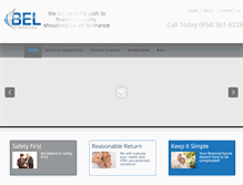 Tablet Screenshot of belfinancial.com
